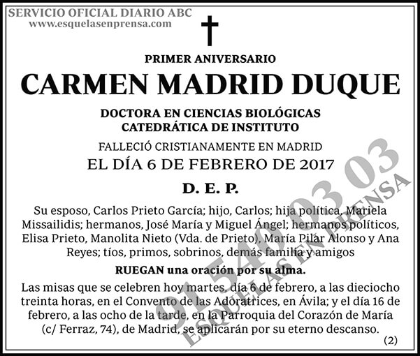 Carmen Madrid Duque
